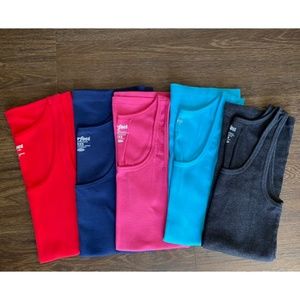 Old Navy Bundle- 5 Perfect Fitted ribbed tank tops